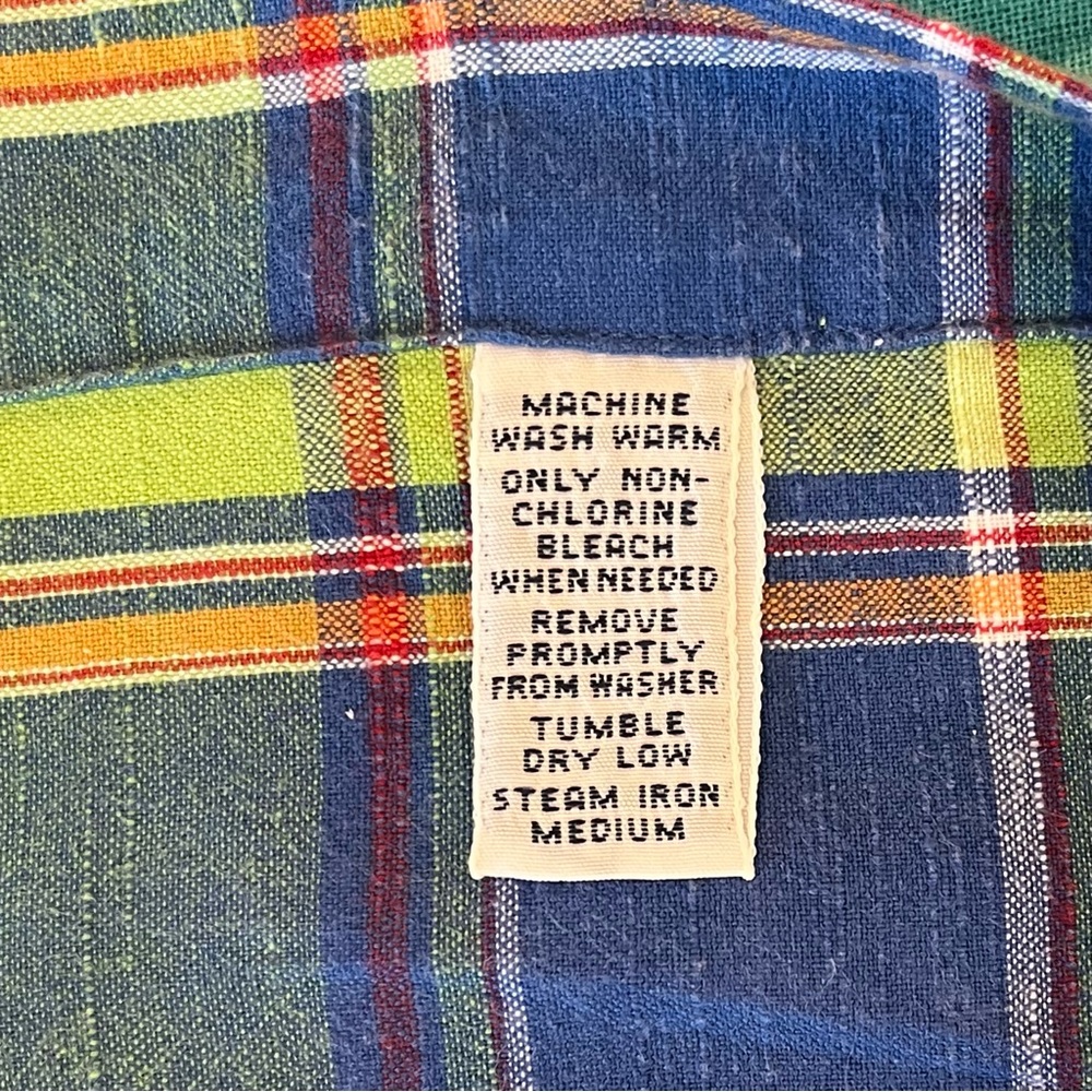 Ralph Lauren Men's Classic Fit Plaid Button-Down Shirt Size Large - Picture 5 of 5